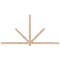 Ekena Millwork Kennewick Smooth Timber Gable Bracket, Douglas Fir, 108"W x 54"H x 3 1/2"D x 3 1/2"F, 12/12 Pitch GBW108X54X0404KEN00SDF - alternate 1